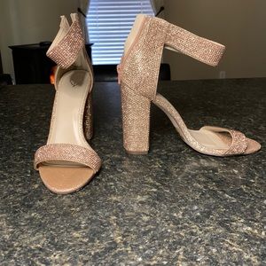 Rose gold heels